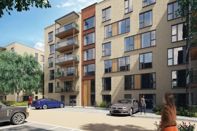 Residents’ car park at Silver Works, computer generated image intended for illustrative purposes only, ©Galliard Homes. Residents’ car park at Silver Works, computer generated image intended for illustrative purposes only, ©Galliard Homes.