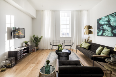 Living area at Islington Square, ©Galliard Homes. Living area at Islington Square, ©Galliard Homes.
