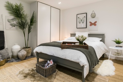 Bedroom at a Galliard Homes apartment, ©Galliard Homes. Bedroom at a Galliard Homes apartment, ©Galliard Homes.