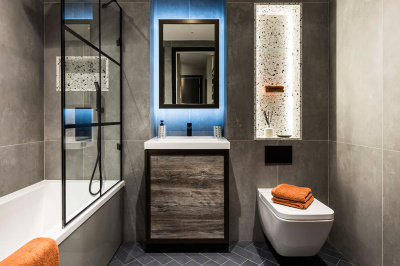 Bathroom at The Stage ©Galliard Homes Bathroom at The Stage ©Galliard Homes