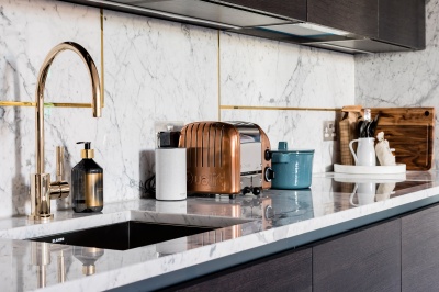 Kitchen area at Islington Square, ©Galliard Homes. Kitchen area at Islington Square, ©Galliard Homes.