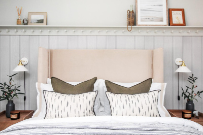 Bedroom at Barrelmans Point, Shotley ©Wavensmere