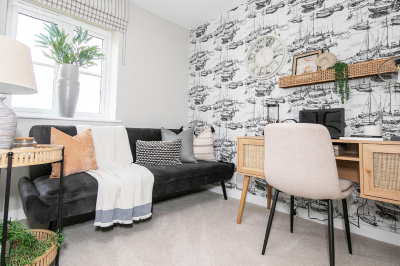 Bedroom 3 / Home office at Barrelmans Point, Shotley ©Wavensmere