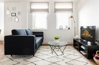 Living area at a Galliard Homes apartment, ©Galliard Homes. Living area at a Galliard Homes apartment, ©Galliard Homes.