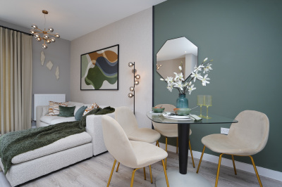 Belgrave Village open-plan living area ©Wavensmere