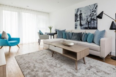 Living area in a Galliard Homes apartment, computer generated image intended for illustrative purposes only, ©Galliard Homes. Living area in a Galliard Homes apartment, computer generated image intended for illustrative purposes only, ©Galliard Homes.