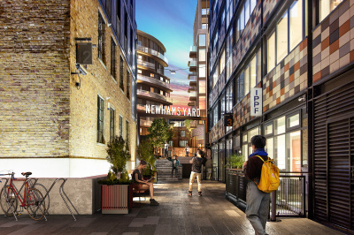 Newham’s Yard at Tower Bridge Road exterior; computer generated image intended for illustrative purposes only, ©Acorn Property Group. Newham’s Yard at Tower Bridge Road exterior; computer generated image intended for illustrative purposes only, ©Acorn Property Group.
