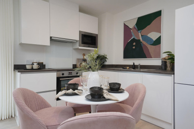 Kitchen area at Belgrave Village, ©Wavensmere