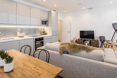 A typical kitchen area at a Galliard Homes show apartment, ©Galliard Homes. A typical kitchen area at a Galliard Homes show apartment, ©Galliard Homes.