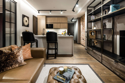 Open-plan kitchen, living and dining area at The Stage ©Galliard Homes. Open-plan kitchen, living and dining area at The Stage ©Galliard Homes.