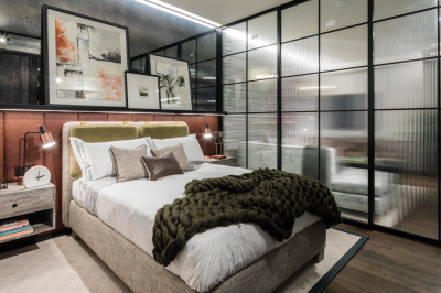 Bedroom at The Stage; image intended for illustrative purposes only, ©Galliard Homes. Bedroom at The Stage; image intended for illustrative purposes only, ©Galliard Homes.