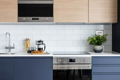 Kitchen area at Neptune Wharf ©Galliard Homes.