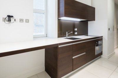 Kitchen at Albany House ©Galliard Homes. Kitchen at Albany House ©Galliard Homes.