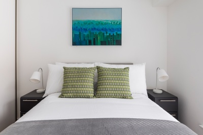 Bedroom area in a typical Galliard apartment, ©Galliard Homes. Bedroom area in a typical Galliard apartment, ©Galliard Homes.