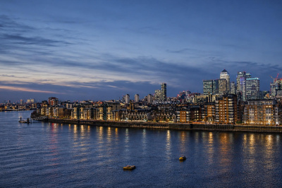 View from apartment at New Capital Quay