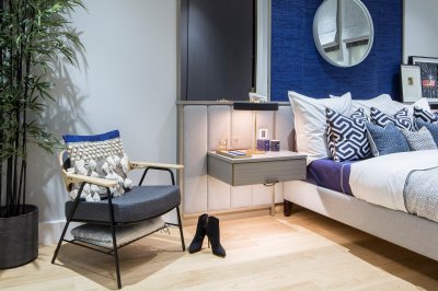Bedroom at Islington Square, ©Galliard Homes. Bedroom at Islington Square, ©Galliard Homes.