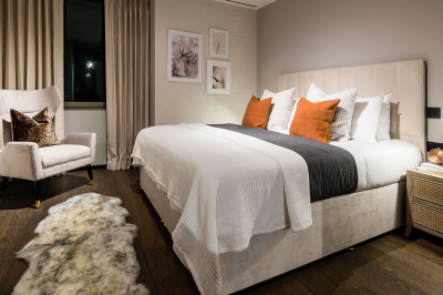 Bedroom at The Stage ©Galliard Homes Bedroom at The Stage ©Galliard Homes