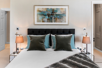 Bedroom at the Hope House show apartment, ©Acorn Property Group. Bedroom at the Hope House show apartment, ©Acorn Property Group.