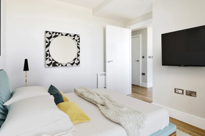 Bedroom area at Rosebery House, computer generated image intended for illustrative purposes only, ©Galliard Homes. Bedroom area at Rosebery House, computer generated image intended for illustrative purposes only, ©Galliard Homes.