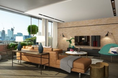 Living area at Islington Square, ©Galliard Homes. Living area at Islington Square, ©Galliard Homes.