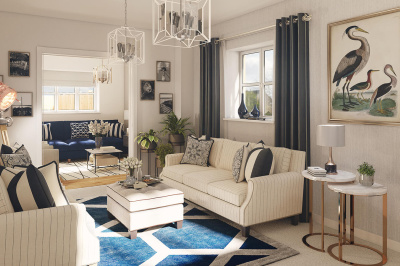 Lounge at a Five Bedroom Barrelmans Point house, computer generated image intended for illustrative use only, ©Wavensmere Lounge at a Five Bedroom Barrelmans Point house, computer generated image intended for illustrative use only, ©Wavensmere