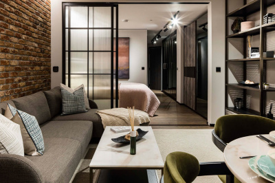 Living room at Apartment 210 The Stage, ©Galliard Homes. Living room at Apartment 210 The Stage, ©Galliard Homes.