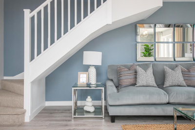 Open-plan living area at Barrelmans Point, ©Wavensmere