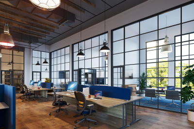 Barrelmans Point co-working space, computer generated image intended for illustrative use only, ©Wavensmere