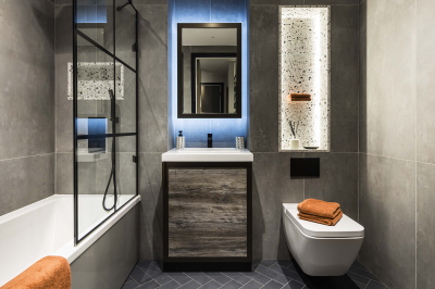 Bathroom at The Stage ©Galliard Homes Bathroom at The Stage ©Galliard Homes