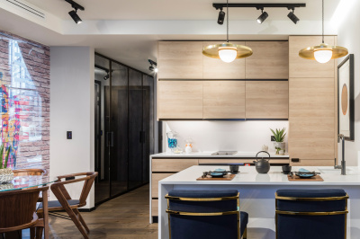 Kitchen and dining area at The Stage; image intended for illustrative purposes only, ©Galliard Homes. Kitchen and dining area at The Stage; image intended for illustrative purposes only, ©Galliard Homes.