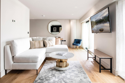 Living area at a Galliard Homes apartment, ©Galliard Homes. Living area at a Galliard Homes apartment, ©Galliard Homes.