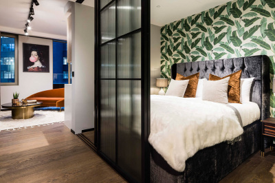 Bedroom area at The Stage ©Galliard Homes Bedroom area at The Stage ©Galliard Homes