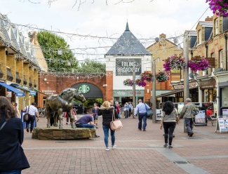 Ever Appealing Ealing by David Spittles Location image of Ealing Broadway.