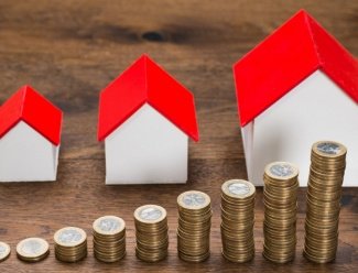 Galliard Homes, Capital Gains Tax, Investment, Property Houses and money lined up next to each other