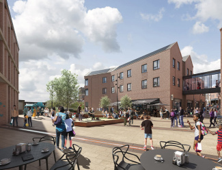 Visualisation of the finished development