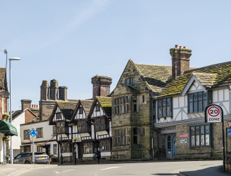 East Grinstead town centre. East Grinstead town centre.