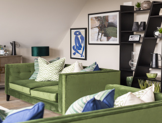 A living area at Hope House, Bath. A living area at Hope House, Bath.