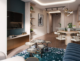 A TCRW SOHO apartment interior. A TCRW SOHO apartment interior.
